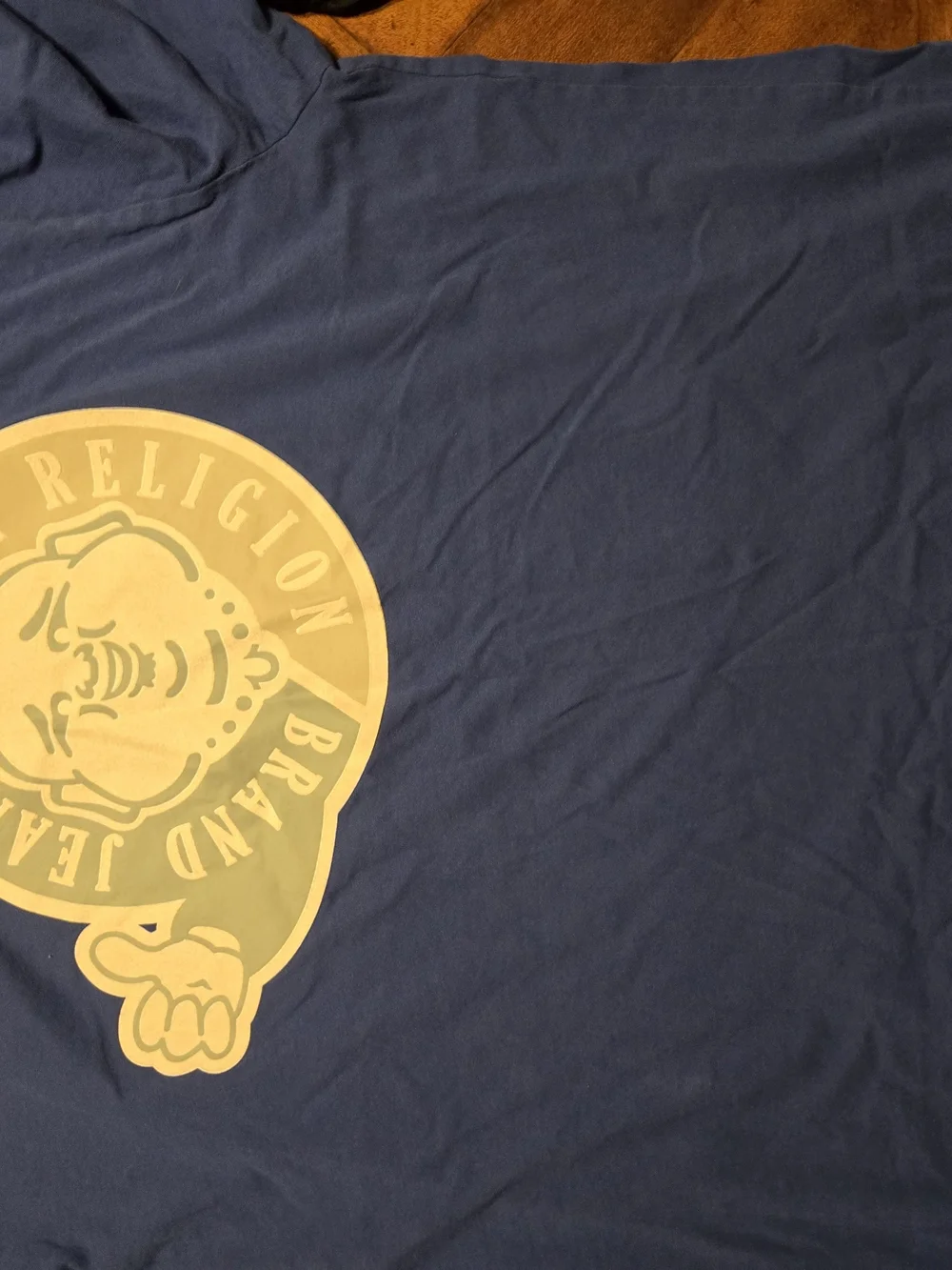 True Religion Men’s Navy Graphic Logo T‑Shirt